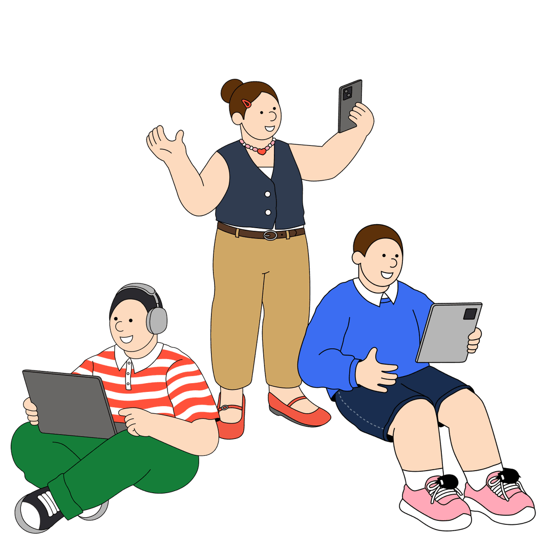 Trusted sources and curated channels illustration